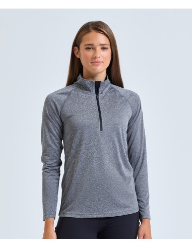TRI-TR120-Womens Long Sleeve Performance ¼ Zip